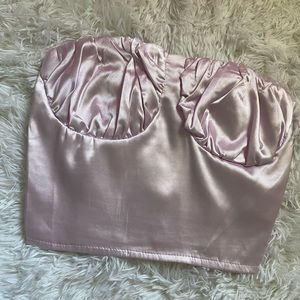 SHEIN Strapless Crop Top